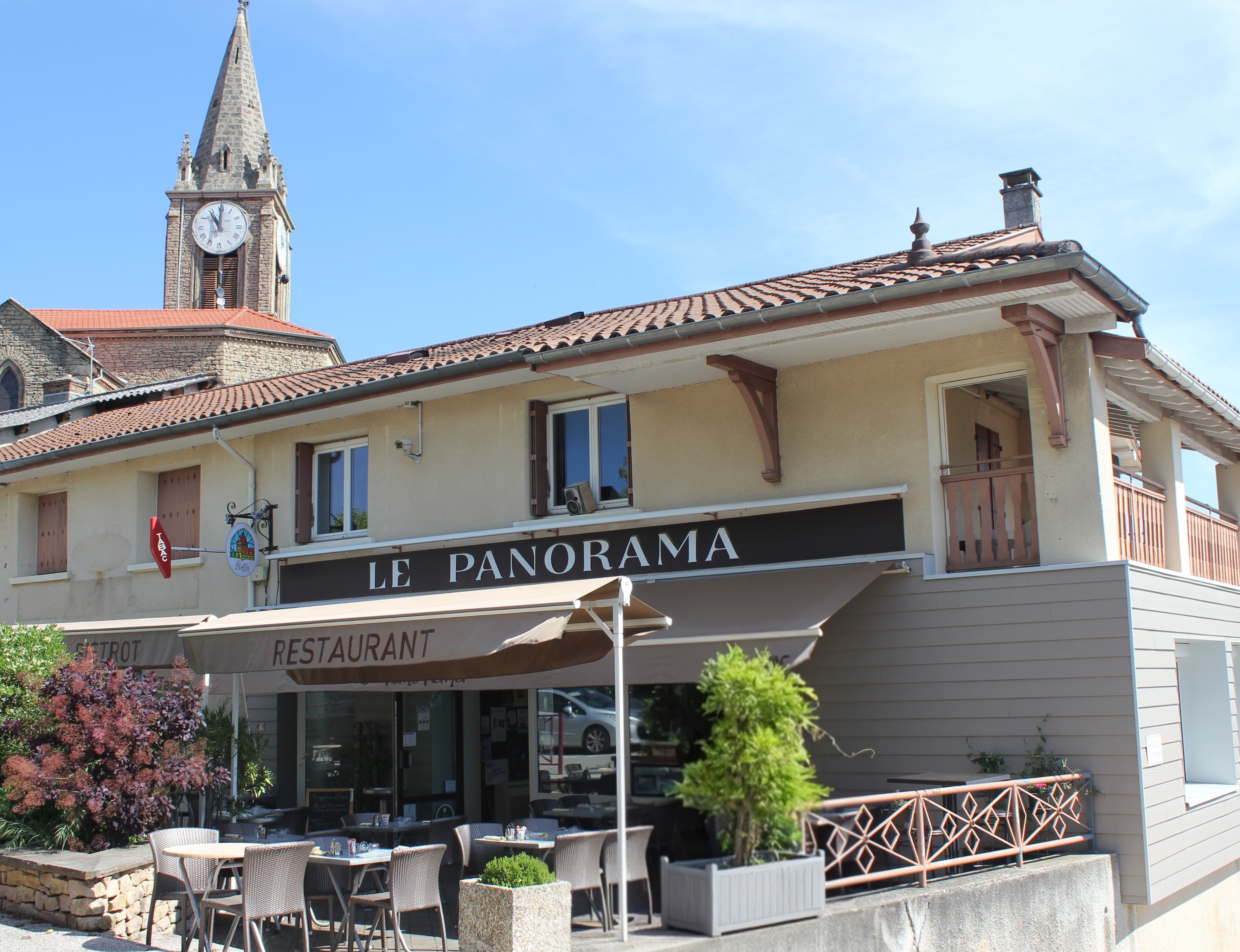 Le restaurant - Le Panorama - restaurant GRENAY - Restaurant Saint Laurent de Mure - Restaurant St Laurent de Mure